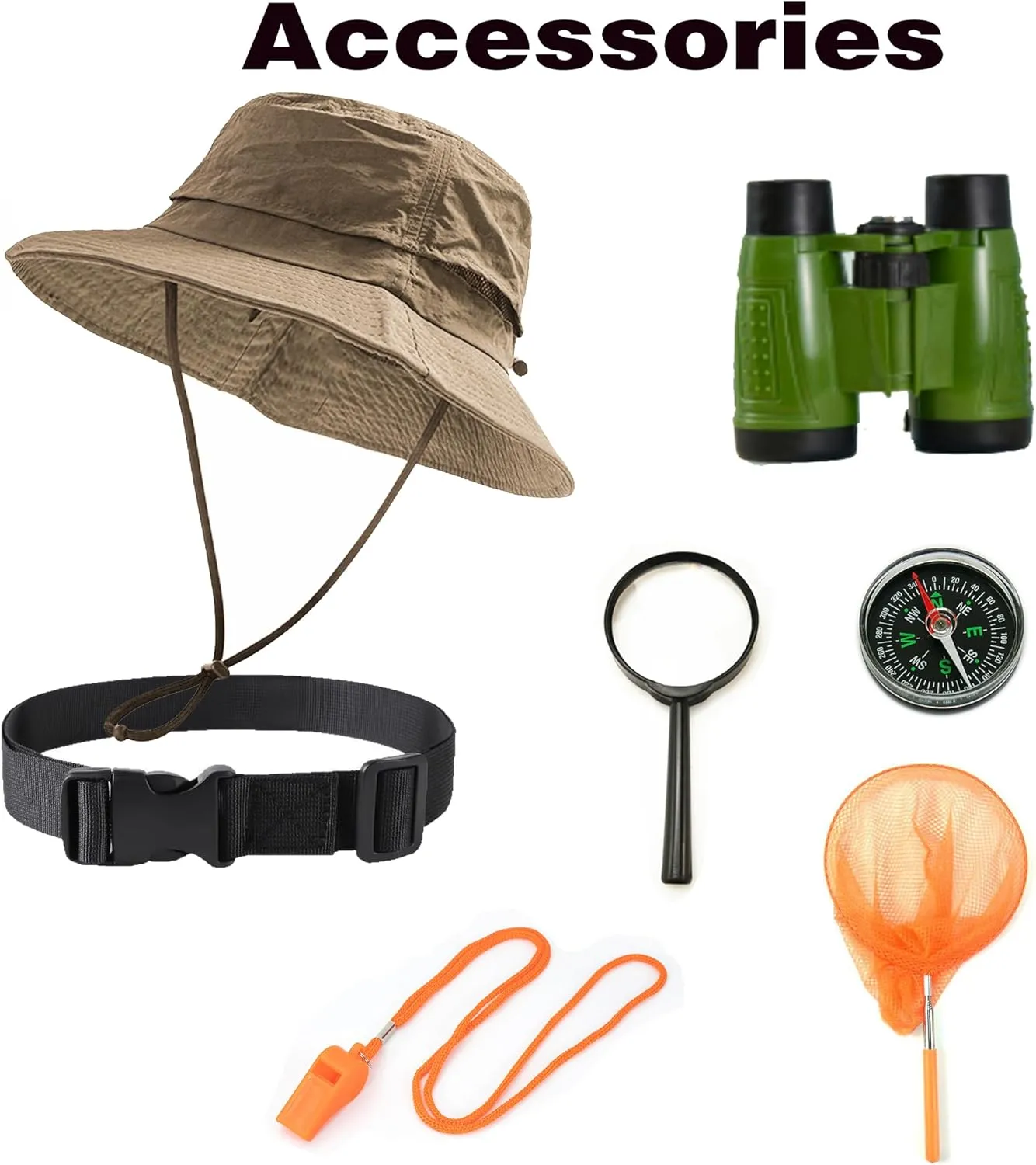 Outdoor Kit Cosplay adaptable conquer KAIPUTE Kids Explorer Adventurer Costume Boys Girls Safari Camping Trailblazer Jungle Seeker 