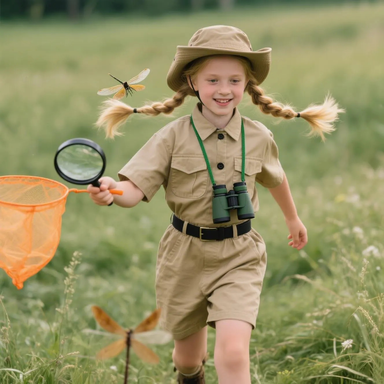 Outdoor Kit Cosplay adaptable conquer KAIPUTE Kids Explorer Adventurer Costume Boys Girls Safari Camping Trailblazer Jungle Seeker 