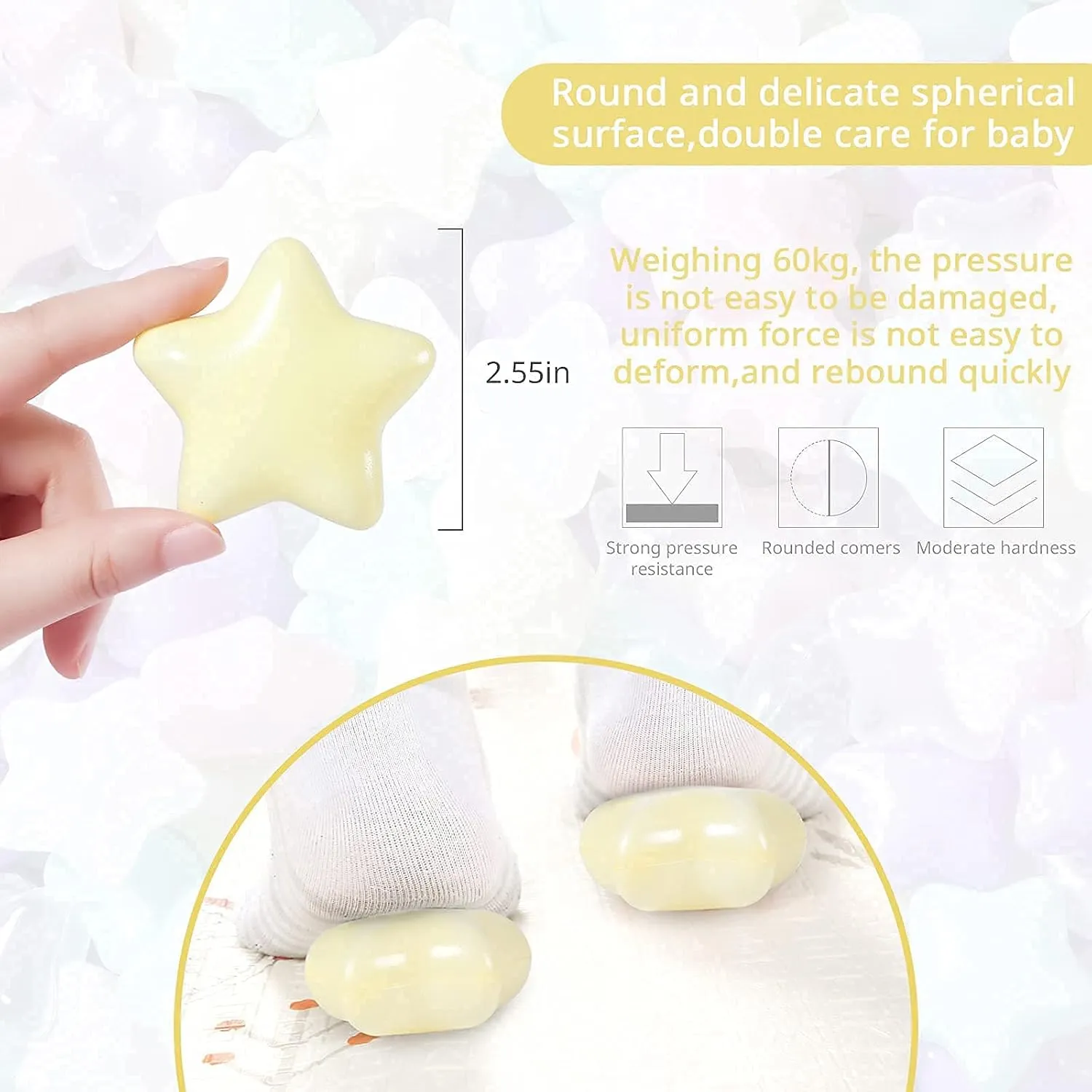 Pack of 100 copy bush harbor deplorable bond 200 500 1000 Macaron Balls BPA&Phthalate Free Non-Toxic Crush Proof Ocean Ball Soft Plastic Balls for 1-5 Years Kids Birthday Pool Tent Party. STARBOLO Star Ball Pit Balls - 