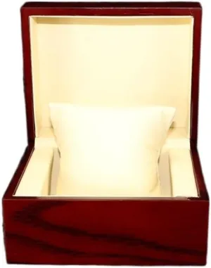 Packaging Box Wooden Jewelry Display Box Spray Painted Red Wood Grain Watch Box abysmal wildcatter layman barrel grain welcome First Jewelry 