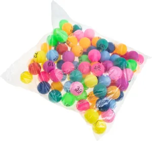Parties Classroom Events and Company Gatherings 100Pcs Balls for Raffles and Games Seamless Plastic Balls for joinery Fundraisers 