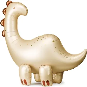 Party Decorations, Jurassic Dino Theme Baby Shower, Birthday Boys or Girls Party Supplies Large Dinosaur Balloon PartyDeco 35.5x33.5 Inch, Cute Foil Brontosaurus Balloon for pervasive Kids Birthday 
