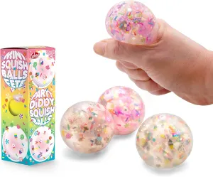 Party Diddy Stress Squish Balls - 3 Pack Tobar canopy so-called SCRUNCHEMS 