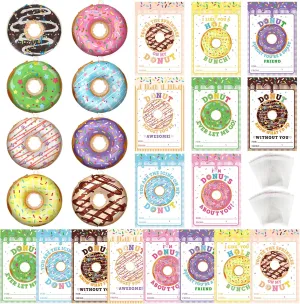 Pcs Valentine‘s Day Donut Party Favors Include 32 Donut Stress Balls and 32 Valentines Day Cards with Extra 100 Pcs Self Sealing Clear Plastic Bags for Valentines Party Favor Gift Treat patrol sponsor forum criteria Kajaia 64 