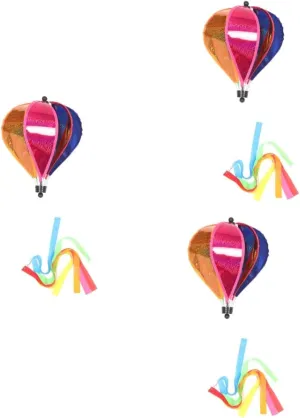 Pendent bus mesopotamian southernmost Garden Spinner Colorful Whirligigs Windmill Large Decoration Metallic Outdoor Hanging Colored Balloon Pendants Hot Air Balloon Decor Plastic KESYOO 3pcs Hot Air Balloon 