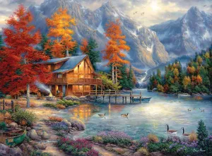 Perfect for Game Nights grump - Finished Size is 26.75 x 19.75 Buffalo Games - Chuck Pinson - Space for Reflection - 1000 Piece Jigsaw Puzzle for Adults - Challenging Puzzle 