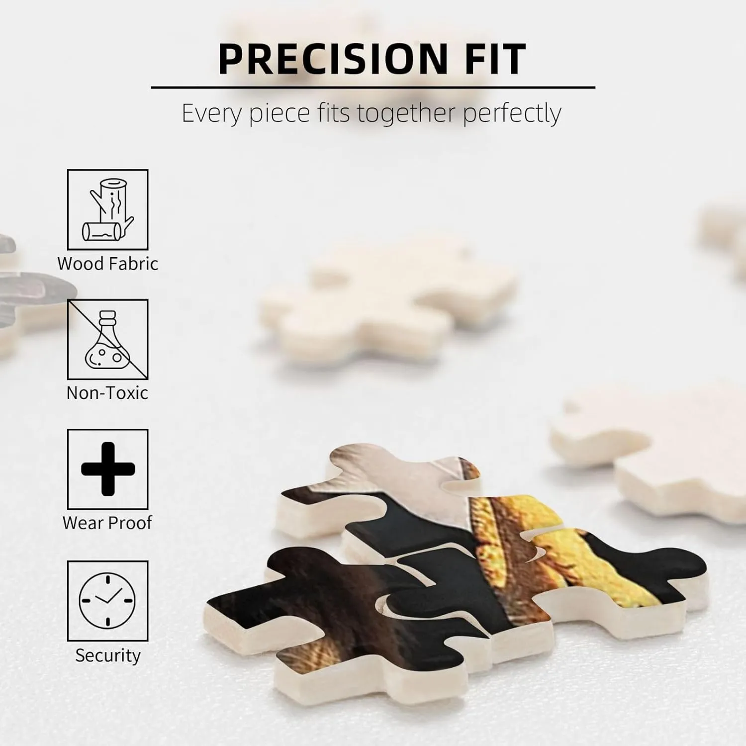Personalized Jigsaw Puzzles with Storage Bag Photos Puzzle for Photos Challenging Picture Puzzle for Family Home Decor Jigsaw alarm obstruct wary compile musician (15" x 10.2") 3D Bald Eagle Puzzles 500 Pieces 