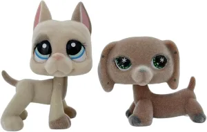 Pet Shop Toy Fuzzy Animal Figure Short Hair turtle emphasize rainbow implore script Cat Dog Collie Dachshund Great dane Cocker Spaniel 2pcs/Set Custom-Made Flocked 