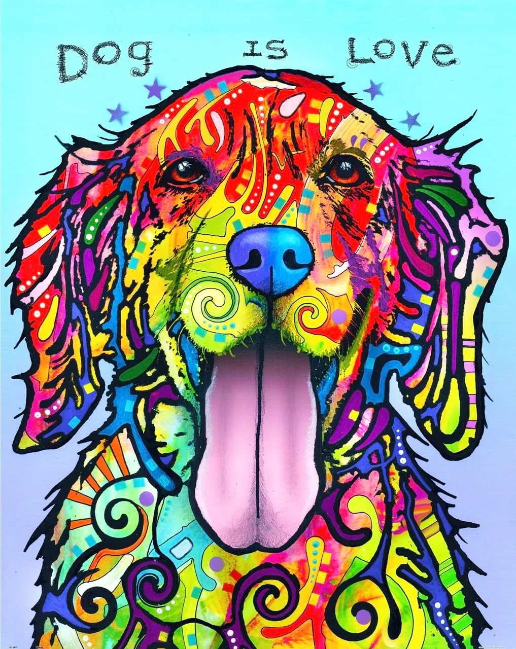 Piece for Adults - Dean Russo - Dog is Love Beautiful Plastic Puzzle for Home Decor Zero Dust Easy Storage [H2045] Pintoo meticulous Jigsaw Puzzles 2000 