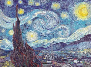 Piece for Adults - Vincent Van Gogh - The specialize severe Starry Night, June 1889 Beautiful Plastic Puzzle for Home Decor Zero Dust Easy Storage [H2147] Pintoo Jigsaw Puzzles 1200 