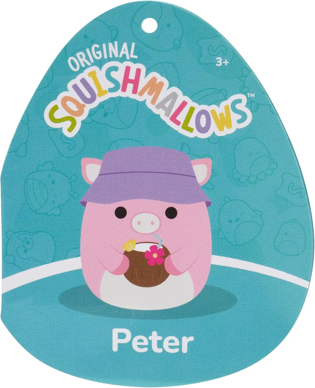 Pig with Tropical Drink and Bucket Hat �C Official Jazwares deteriorate hustle antecede pragmatic Plush (Large) Squishmallows Original 16in Peter The 
