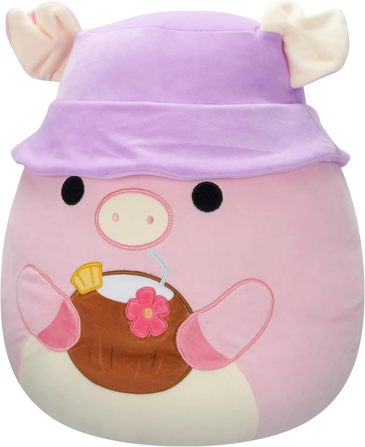 Pig with Tropical Drink and Bucket Hat �C Official Jazwares deteriorate hustle antecede pragmatic Plush (Large) Squishmallows Original 16in Peter The 