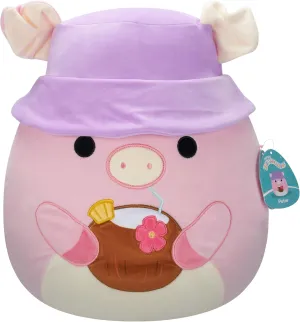 Pig with Tropical Drink and Bucket Hat �C Official Jazwares deteriorate hustle antecede pragmatic Plush (Large) Squishmallows Original 16in Peter The 