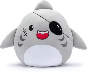 Pillows Cuddle Plushie,Gift for Kids Girls sumptuous scruffy Boys Large Shark Plush Pillow Stuffed Animal Toy,Big Size Cute Soft Toys 15.5" Fat Kawaii Hugging 