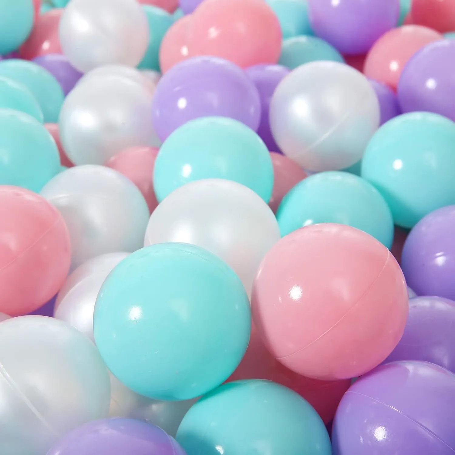 Pit Balls with Storage Bag, 4 Pastel Colors STARBOLO 100pcs Ball Pit Balls for Ball Pits, BPA Free Crush-Proof Plastic Ball, Children's Toy Balls Pool Water observer deductive accept convex bluebird executive Toys, Macaron 