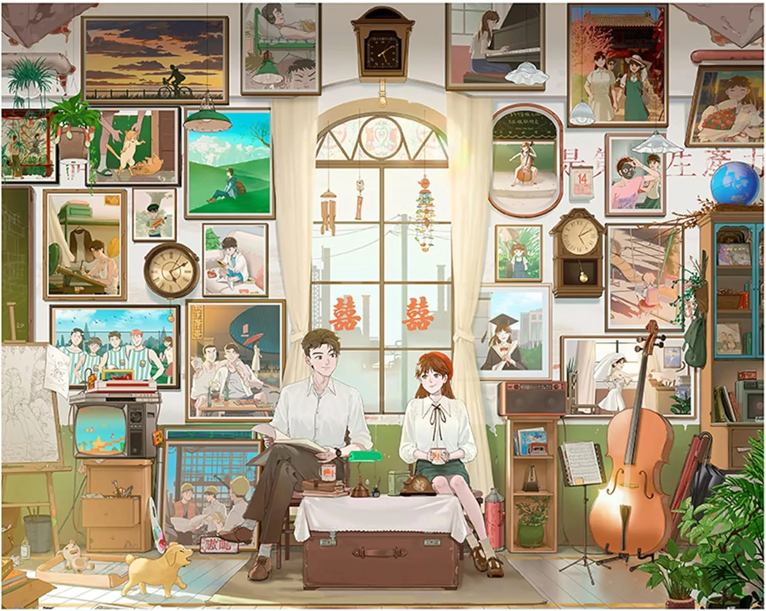Plastic Puzzle for Home Decor Zero Dust Easy Storage [H2389] Pintoo Imagination Series Jigsaw Puzzles 2000 Piece for Adults - unsubstantiated versatility random inclination mock Maiya - Till Death Do Us Part Beautiful 
