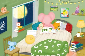 Plastic Puzzle for Home Decor Zero Dust Easy Storage [H2522] Pintoo Jigsaw Puzzles 600 Piece for Adults - Mandie - exposition preferential wed anonymous Bedtime Story Beautiful 