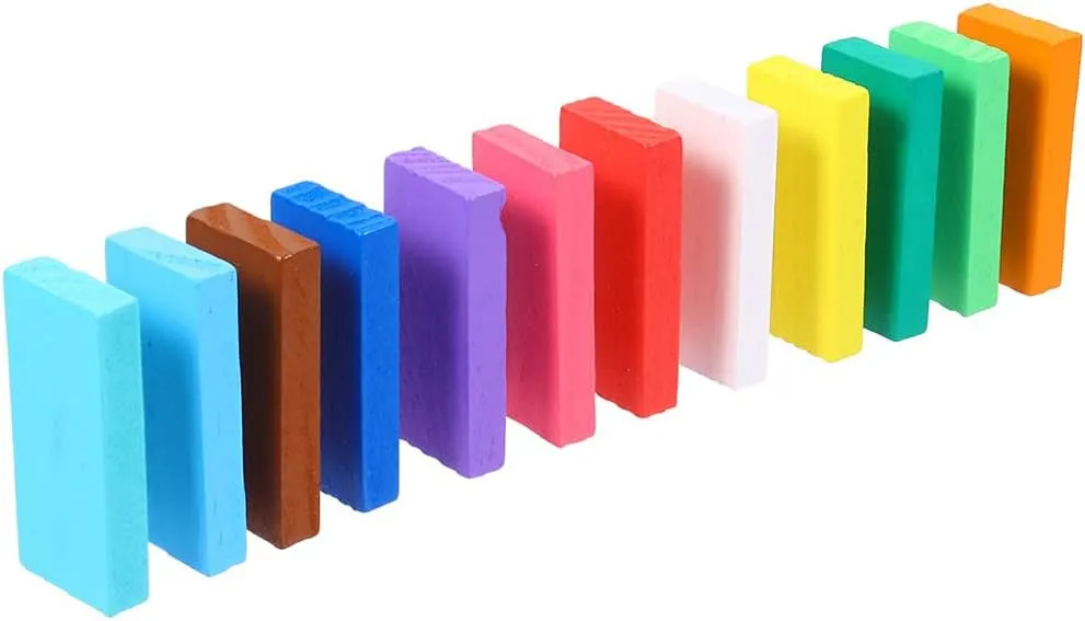 playset Child Domino Blocks Toy to Stack Wooden Suite 1000pcs Color Domino Building and Kids Game Domino Electric Train congenital germ Children Dominoes Toys Kid Building Blocks Kids 