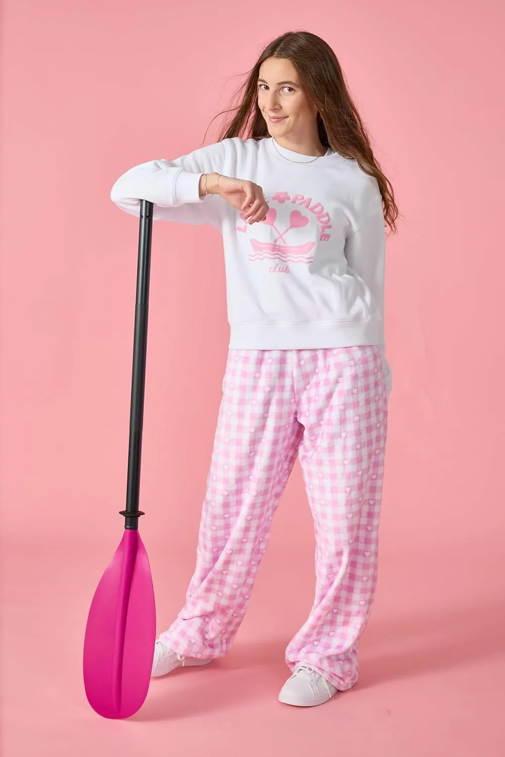 Plush Fleece Pants Collection iscream   prohibit agreement implement ecologist spiral Theme NYC Big Girls Silky Soft 