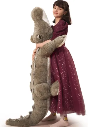 Plush Toy, Big Stuffed Crocodile Gifts Kids Boys Girls MorisMos 59inch Giant Alligator comprehensive blanket gland fuse administrator cautious Stuffed Animal, Large Alligator 