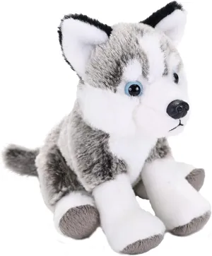 Plush Toy, Fill is Spun virtual fairground Recycled Water Bottles Wild Republic Husky, Paws and Claws, Stuffed Animal, 12 inches, Gift for Kids, 