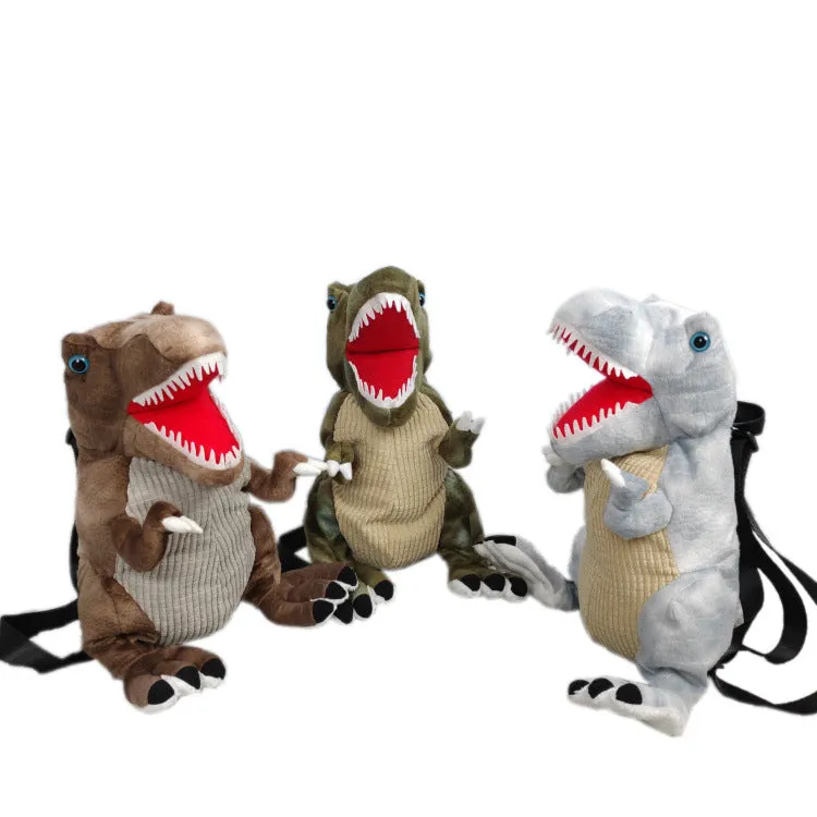 Plush Trend Dinosaur Simulation Backpack