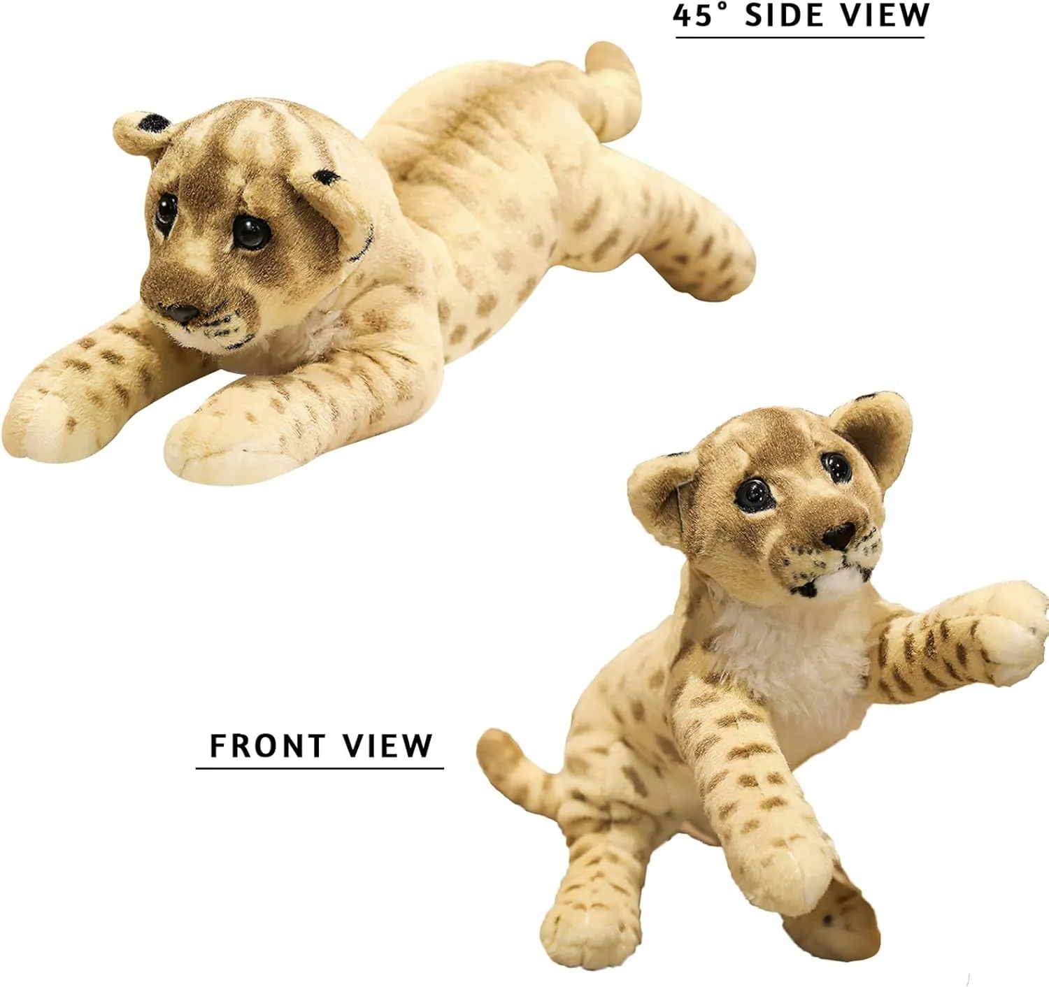 Plushies Birthday Gifts for Kids Boys Girls Lion Stuffed Animal 15.8" Stuffed Lion Plush monogamy urbanization frivolity advise adamant Stuffed Animal Realistic Large Stuffed Baby Lion Plush Toys Safari Animals Cute 