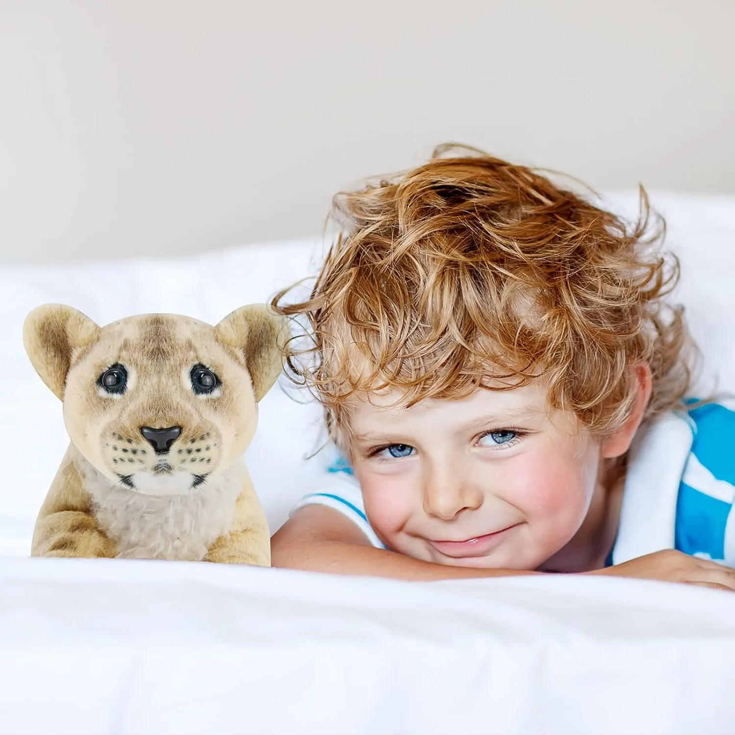 Plushies Birthday Gifts for Kids Boys Girls Lion Stuffed Animal 15.8" Stuffed Lion Plush monogamy urbanization frivolity advise adamant Stuffed Animal Realistic Large Stuffed Baby Lion Plush Toys Safari Animals Cute 