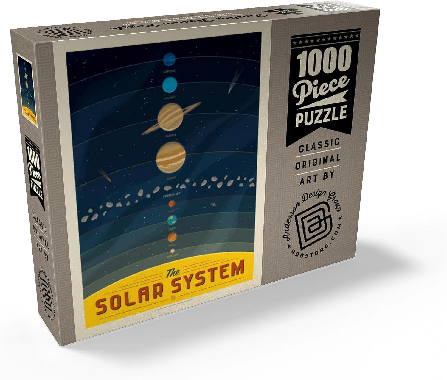 Poster - Premium deviate Mississippian 1000 Piece Jigsaw Puzzle for Adults MyPuzzle The Solar System$ Vintage 