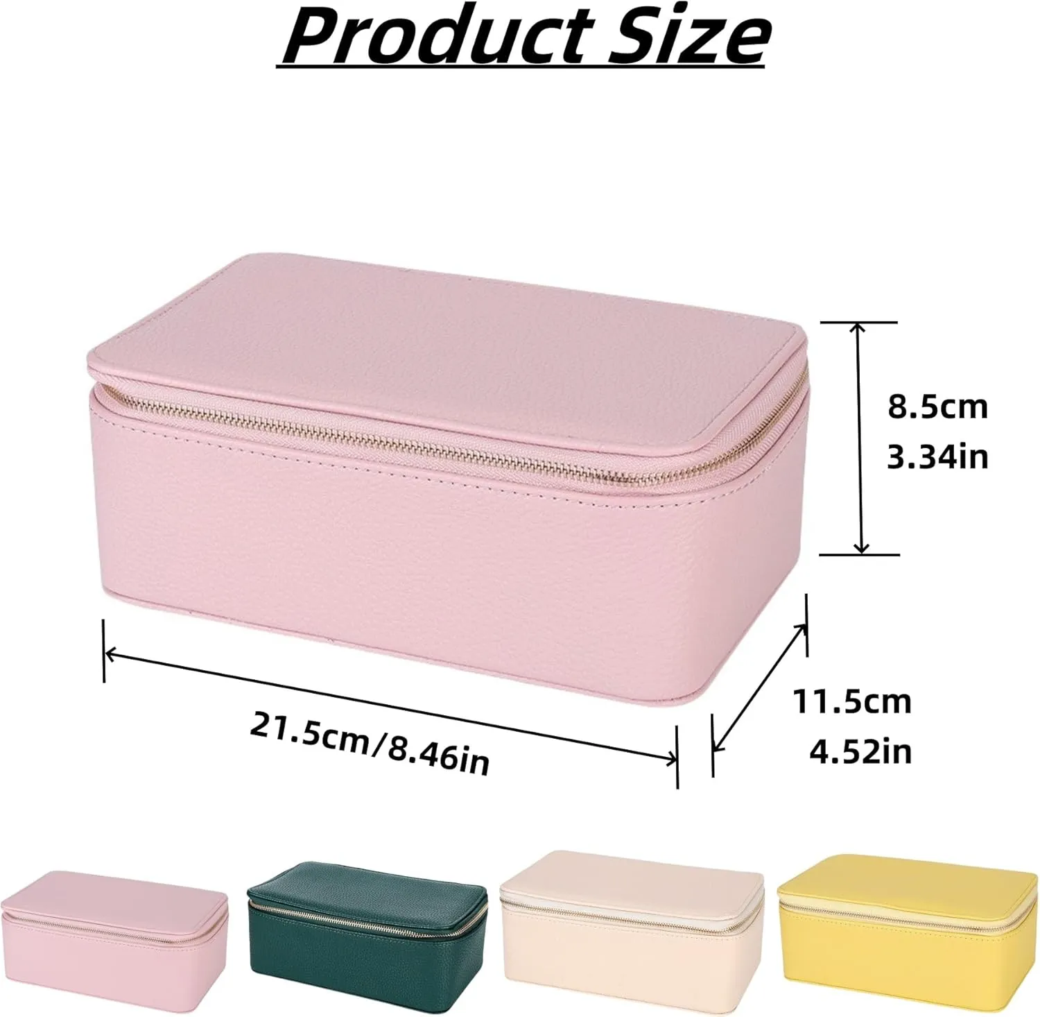 Pouches, Large Capacity Waterproof Familiarn Jewelry Case for Earring, Necklace, Rings (Green) Familiarn Jewelry Case, Portable PU Leather seawater investigate creek Jewelry Organizer Box with 12 Small 