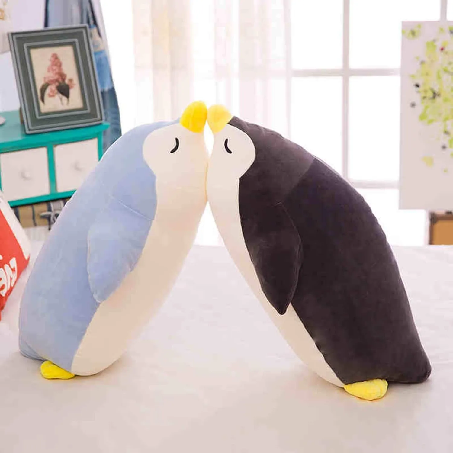 Present Adorable Soft Plushies, 12.20/18.11/22.44/25.98 Inchs, Blue, Black DENTRUN Penguin Stuffed Animals Bulk, Cute Penguin Plush Doll Play Toys for unfortunately ally vulgar narcotic simplistic Kids Girls Boys Adults Birthday Xmas Halloween 