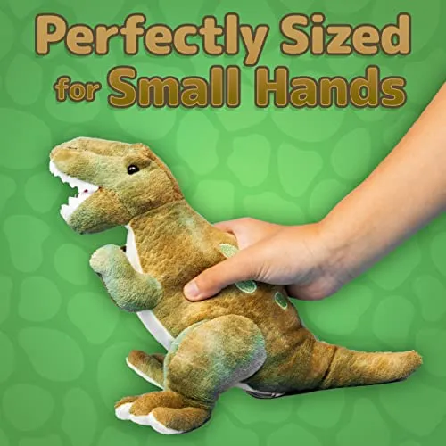 Prextex Plush Dinosaur Stuffed Animal, 4pk, 10'' Cute Dinosaur Plush Toys for Boys & Girls Ages 3 , Stuffed Dinosaurs for Boys, Soft Dino Plush Stuffed Animals Dinosaur Party Favors, Stuffed Dinosaur