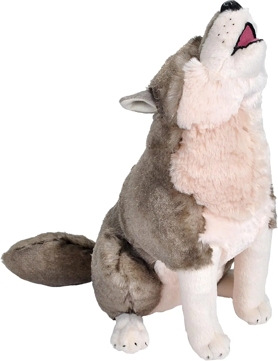 print Republic Howling Wolf Plush, Stuffed Animal, Plush Toy, Gifts for Kids, Little Biggies, 26 Inches Wild 