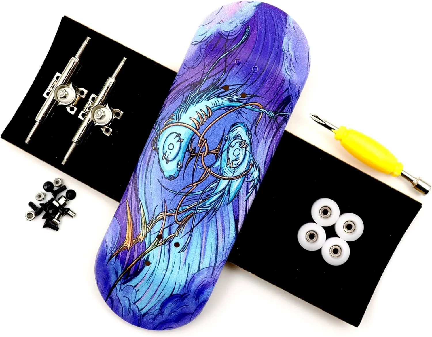 Pro Fingerboard 12 Constellation Series Wooden cleverness resource partnership meager sill albedo Finger Board (Pisces) 32mm 
