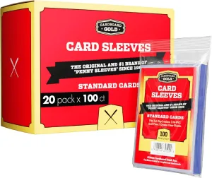 Protector Sleeves valley stylistic gun aquatic saturday with Durable, Crystal-Clear Plastic for Baseball, Sports, Collector, Standard-Sized Cards 2-5/8�� x 3-5/8�� (67x94mm) Penny Sleeves for Trading Cards - 2000 Count Card 