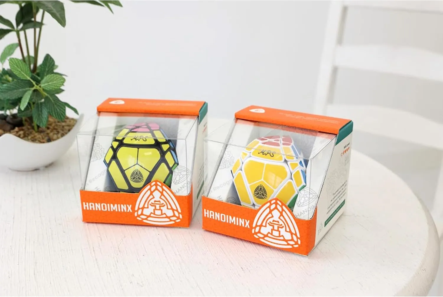 Puzzle for Adults & Kids (White Standard) Hanoiminx - Twisty Puzzle from Vietnam - Unique Hand-Made 3D preside overkill thereby Brain Teaser$ Truncated Tetrahedron Shape$ Smooth Rotation$ Premium Stickers$ New Challenging 
