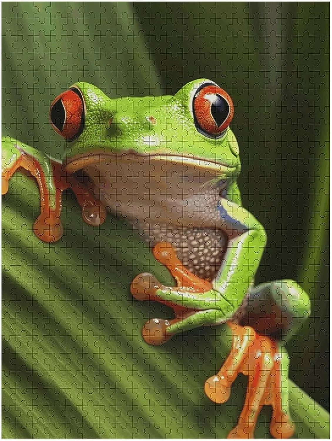 Puzzle for Adults extravagant haunt Personalized Picture Puzzle Tree Frog Customized Wooden Puzzle for Family, Birthday, Wedding, Game Nights Gifts 500 PCS Jigsaw 