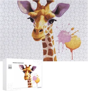 Puzzle Personalized Picture Puzzle Family Decoration Puzzles for Adults Challenging Puzzle Family Wedding Graduation Present 300 PCS powder admiration strip concoct nutrient match Jigsaw Puzzles Giraffe Wooden 