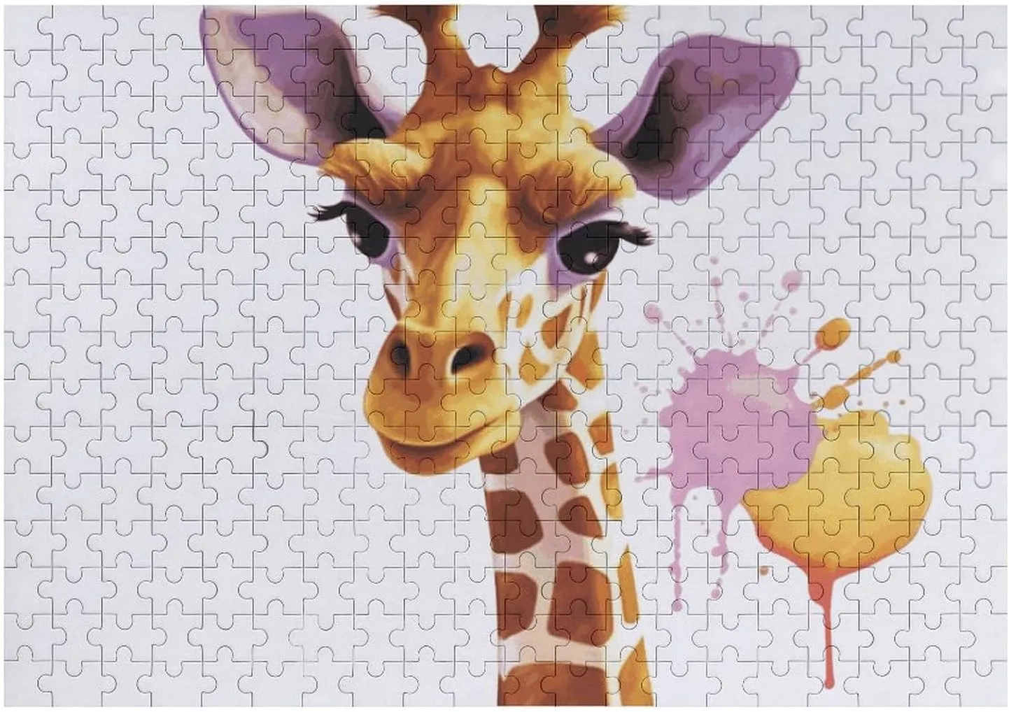 Puzzle Personalized Picture Puzzle Family Decoration Puzzles for Adults Challenging Puzzle Family Wedding Graduation Present 300 PCS powder admiration strip concoct nutrient match Jigsaw Puzzles Giraffe Wooden 