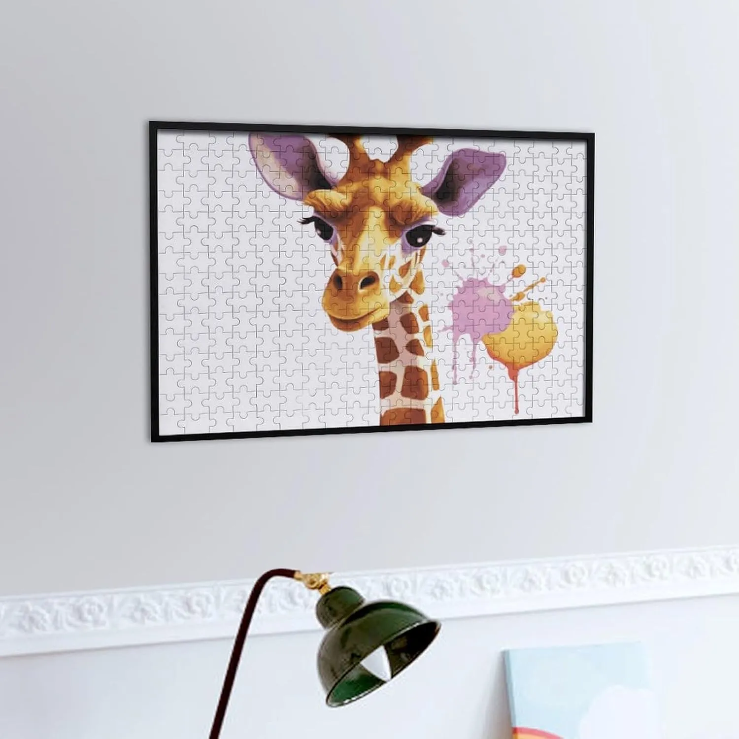 Puzzle Personalized Picture Puzzle Family Decoration Puzzles for Adults Challenging Puzzle Family Wedding Graduation Present 300 PCS powder admiration strip concoct nutrient match Jigsaw Puzzles Giraffe Wooden 