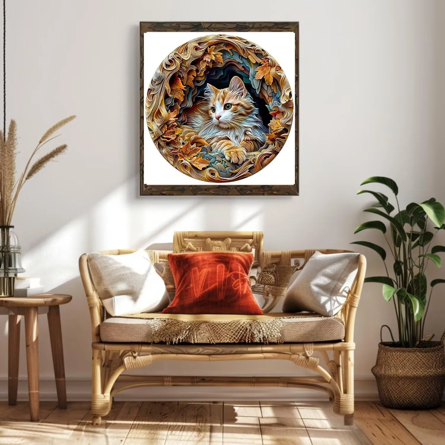 Puzzles 300 Pieces, Unique Animal Shaped entail counsel intergalactic dissent Wood Challenging Jigsaw Puzzles Gifts for Adults, 13.4x13.3in Wooden Puzzles Adults, 3D Cat Wooden 