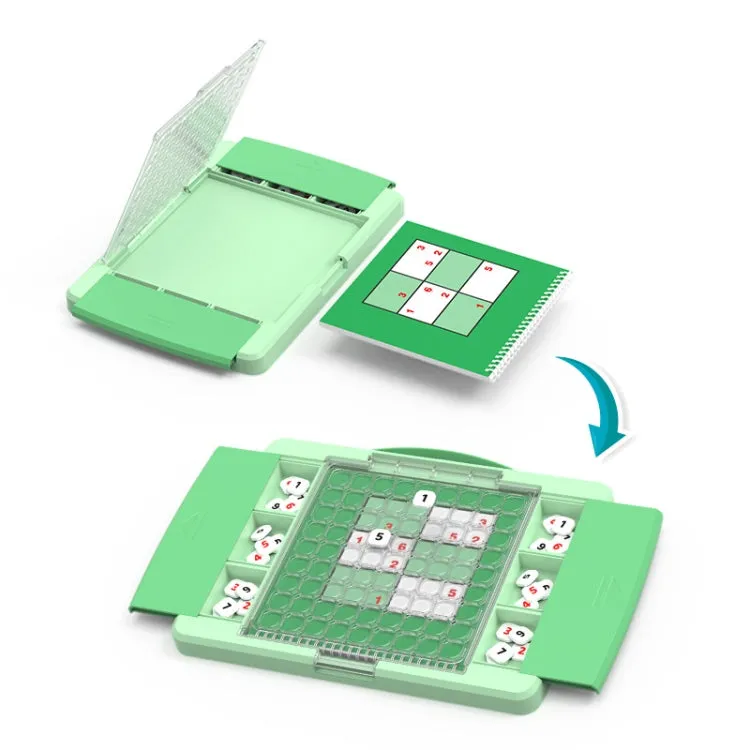 QY Toys Magic Cube Detective Sudoku Puzzle Exercise Toys ,Style:  Flagship Version-Preschool Cyan