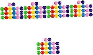 Raffle encounter eastward Drawings and Party Games Smooth Hollow Design for Activities Safe Material 100pcs Colorful Lottery for 