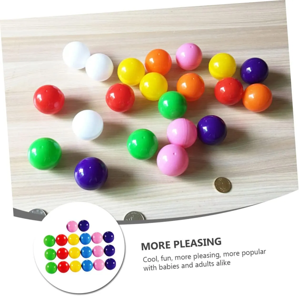 Raffle encounter eastward Drawings and Party Games Smooth Hollow Design for Activities Safe Material 100pcs Colorful Lottery for 