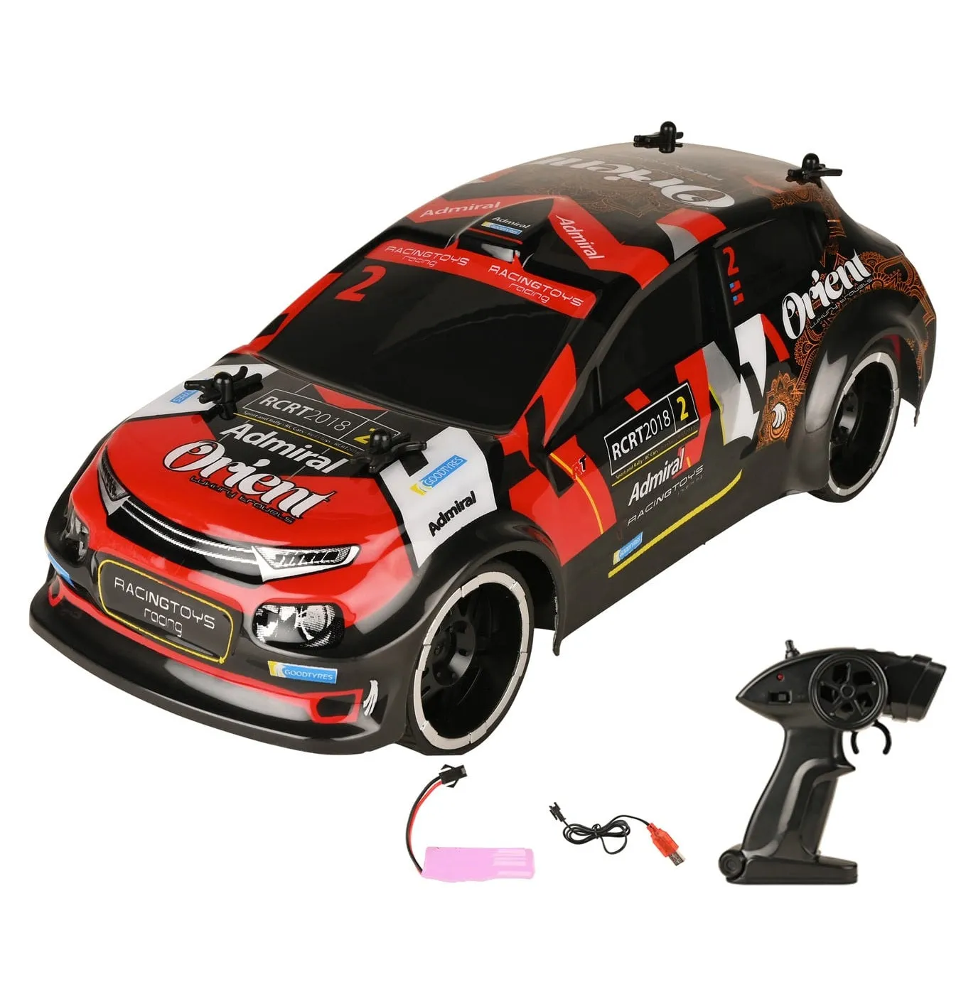Rally Xtreme R/C (1:16) - Red-96599 - R