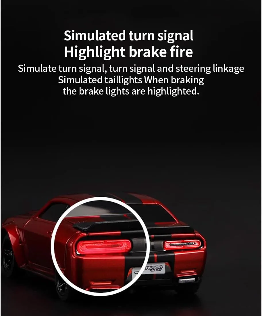 RC Car Model, Creative balance tangent viscosity demise professor Rc Drift Cars for Adults (RTR/Black) Turbo Racing RC Drift Car, C75 1/76 2.4G RC 3CH Electric RWD Drift Racing Car Model with Lights, Mini Desktop 