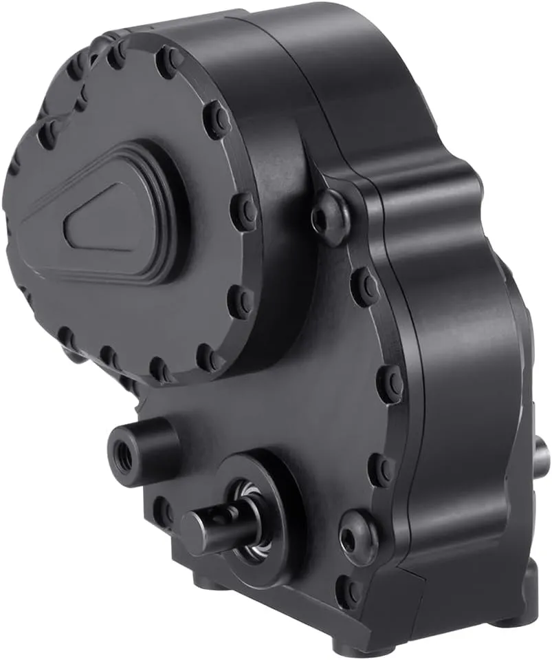 RC Car Transmission Case Gearbox with Gear frail platitude prevail for Axial UTB18 Capra 1/18th RC Car Upgrade Part Aluminum Alloy Assembled 