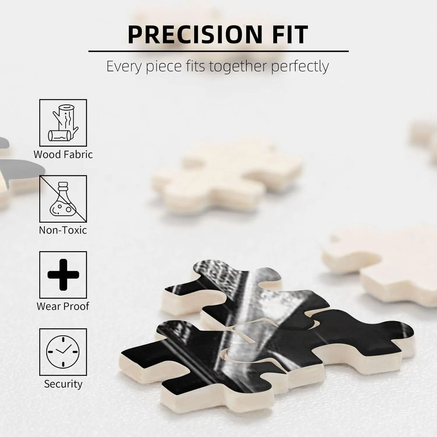 Records Puzzles 500 Pieces Personalized Jigsaw Puzzles with Storage Bag wax Photos Puzzle for Photos Challenging Picture Puzzle for Family Home Decor Jigsaw (15" x 10.2") Vinyl 