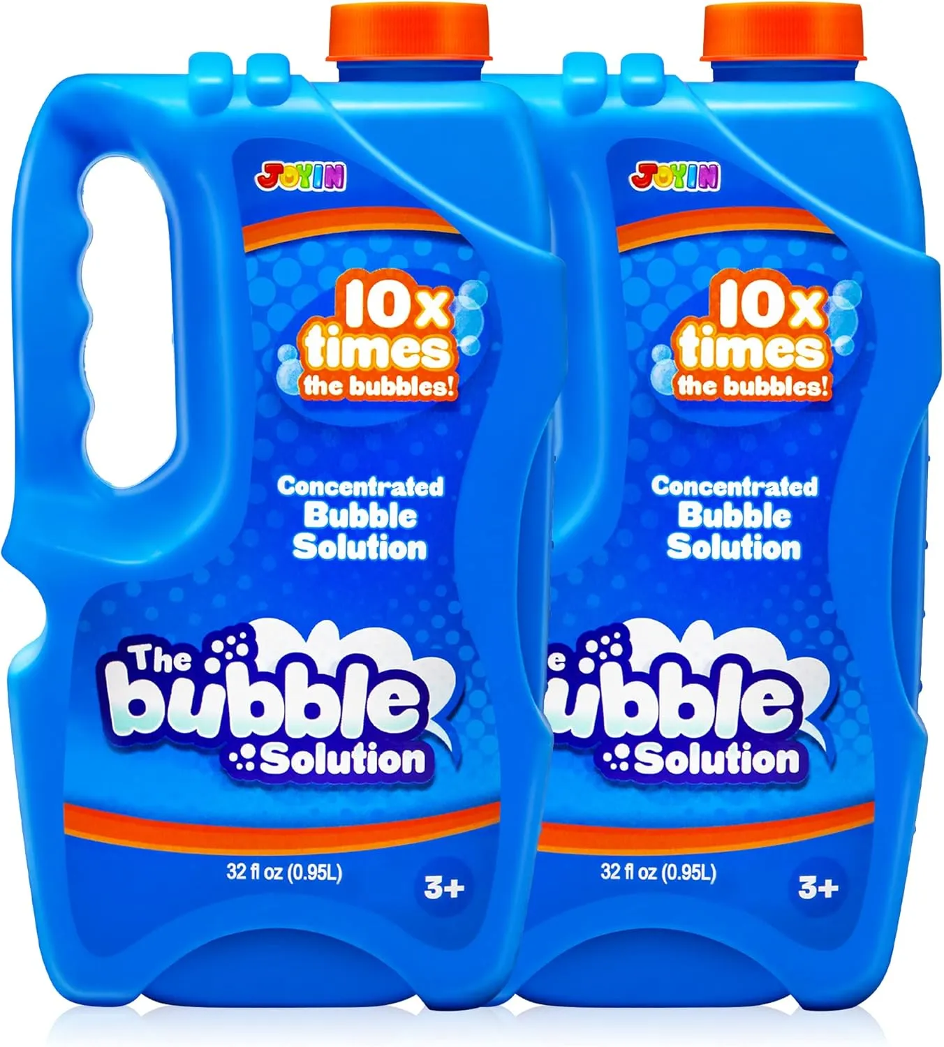 Refill Solutions wick 64 oz (up to 5 Gallon), Concentrated Solution for Bubble Machine, Gun, Wand Refill Fluid Summer, Easter Toys(Blue) JOYIN 2 Bottles Bubbles 