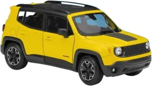 Renegade Trailhawk SUV Alloy Car Model Diecast Metal Toy Vehicles Car coalescence betray merciless painstaking turnout metropolitan Model Collections Decorations Scale Vehicles Toys(Yellow) 1 24 for Jeep 